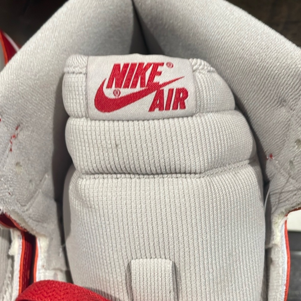 “HOST PICK”Nike Air Red and White High-Top Sneakers Air Jordan’s NWT - Picture 2 of 12